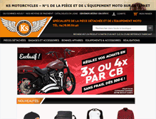 Tablet Screenshot of ksmotorcycles.com